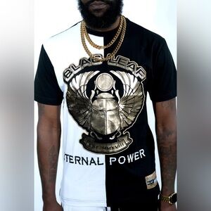 Blac Leaf ‘Eternal Power Gold Scarab' Tee Men's size large